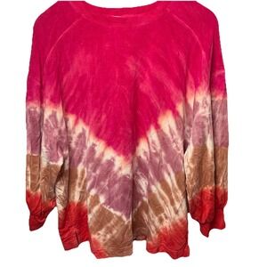 Rachel Zoe Women's Ombre Tie-die Med. Coral Hotpink Lavender